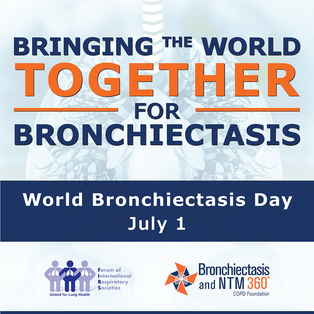 Respiratory Societies Help in Bringing the World Together for Bronchiectasis