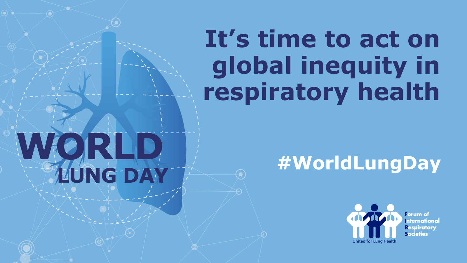 On World Lung Day, we call for action to tackle global inequity in respiratory health
