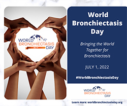On Inaugural World Bronchiectasis Day, International Lung Health Organizations Raise Awareness  