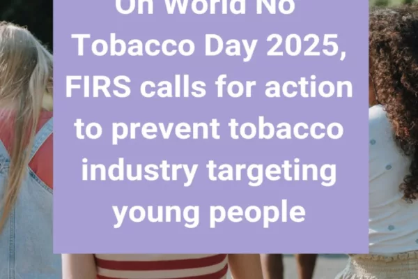 Stop tobacco industry tactics targeting young people, say international lung health expert