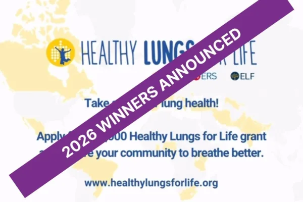 Healthy Lungs for Life global grant winners announced